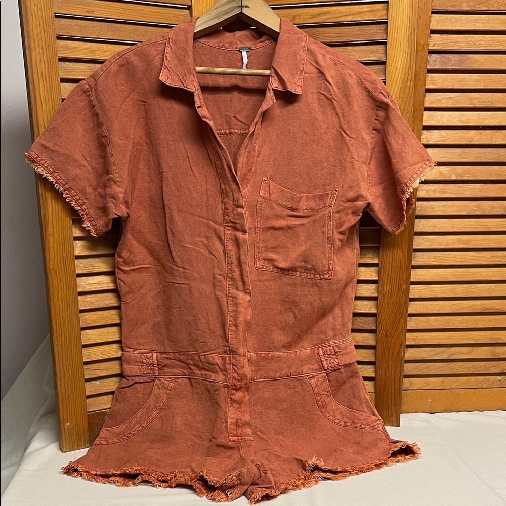 Young Fabulous & Broke Terracotta Romper